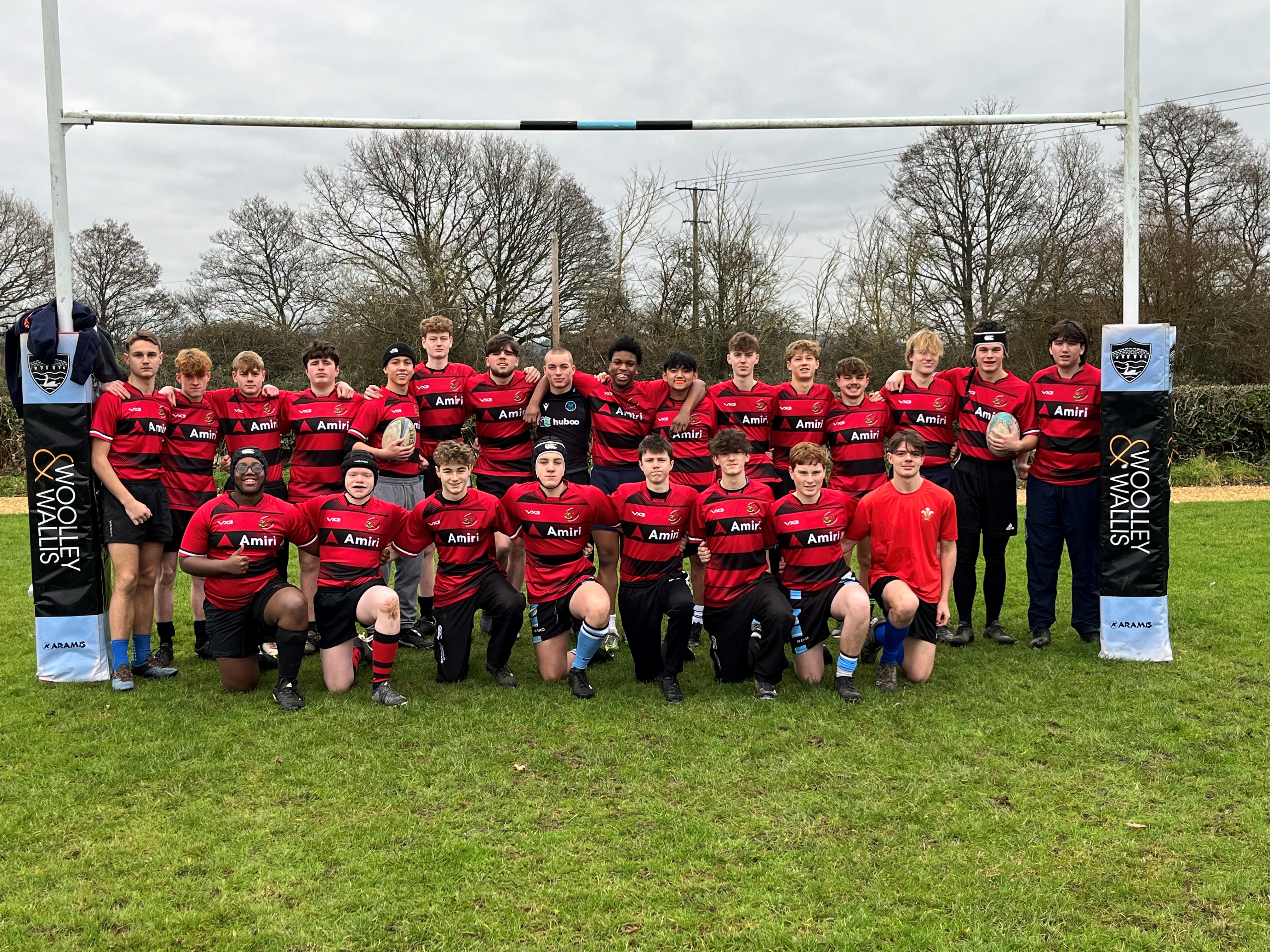 Front Shirt Sponsor of the U16 team at Fareham Heathens Rugby Club 