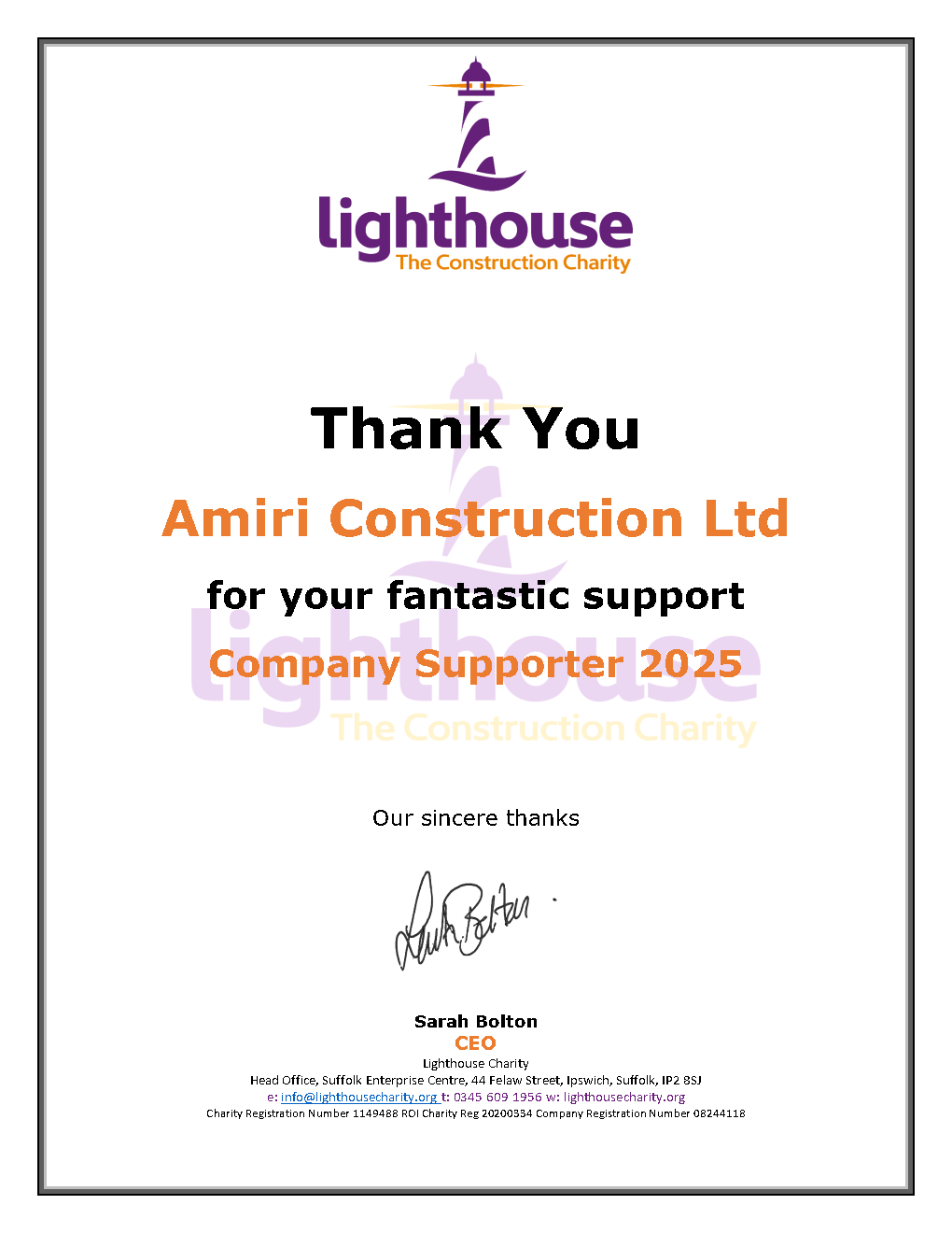 The Lighthouse Charity
